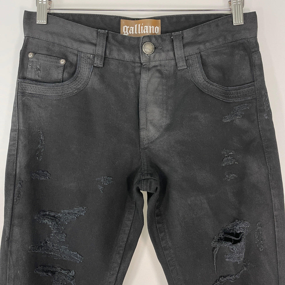 JOHN GALLIANO - JOHN GALLIANO Black Jeans - AVVIIVVA.COM