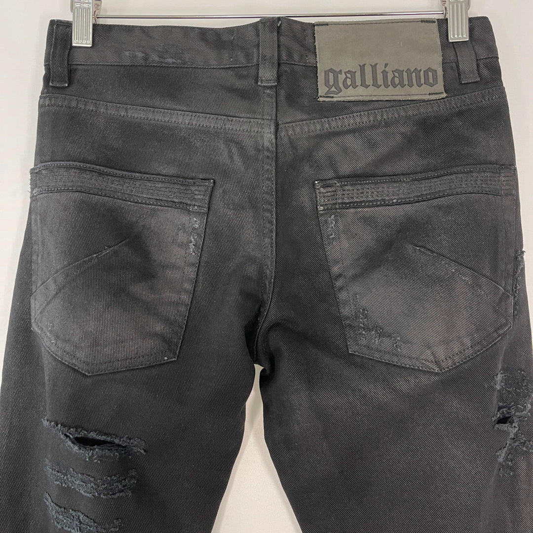 JOHN GALLIANO - JOHN GALLIANO Black Jeans - AVVIIVVA.COM