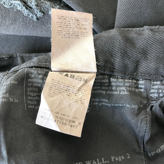 JOHN GALLIANO - JOHN GALLIANO Black Jeans - AVVIIVVA.COM