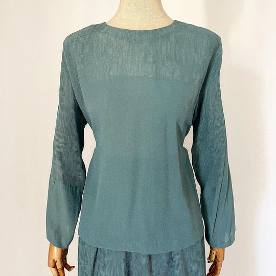KEIKO KISHI BY NOSH - KEIKO KISHI BY NOSH Set: Blouse + Double Skirt - AVVIIVVA.COM