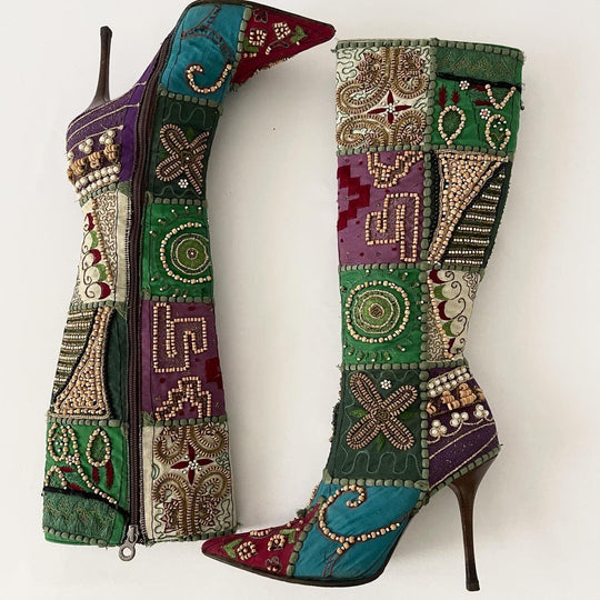 LE SILLA - LE SILLA Unique Vintage Boots - AVVIIVVA.COM