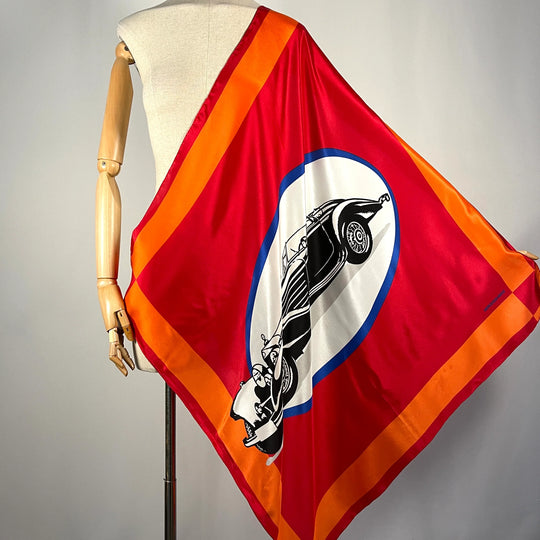 MERCEDES-BENZ - MERCEDES-BENZ Vintage Silk Scarf - AVVIIVVA.COM