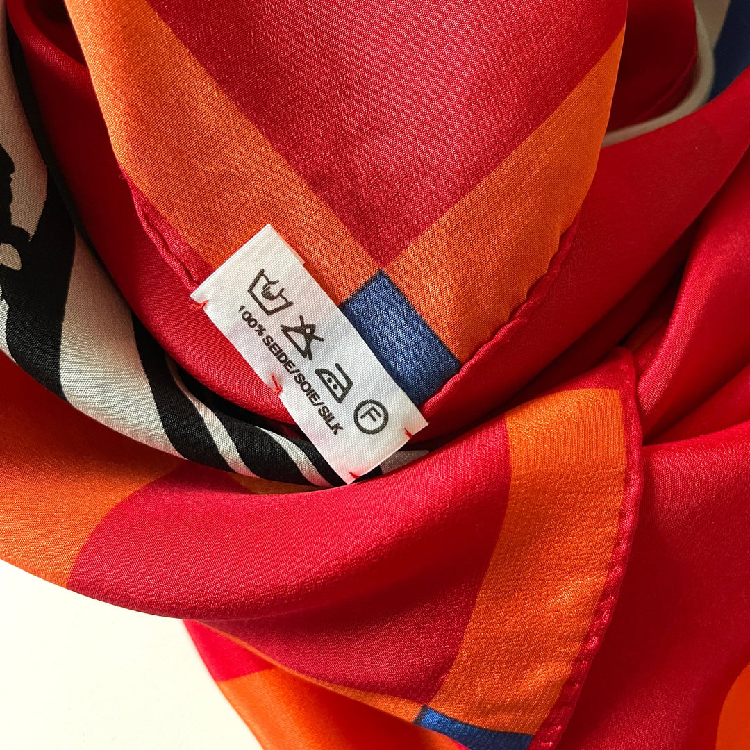 MERCEDES-BENZ - MERCEDES-BENZ Vintage Silk Scarf - AVVIIVVA.COM