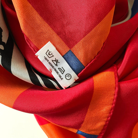 MERCEDES-BENZ - MERCEDES-BENZ Vintage Silk Scarf - AVVIIVVA.COM