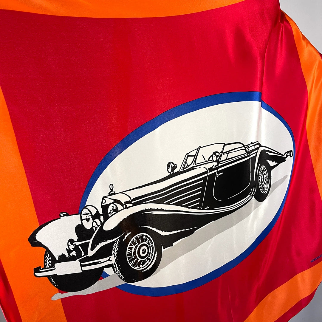 MERCEDES-BENZ - MERCEDES-BENZ Vintage Silk Scarf - AVVIIVVA.COM