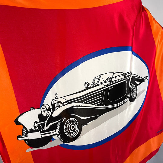 MERCEDES-BENZ - MERCEDES-BENZ Vintage Silk Scarf - AVVIIVVA.COM