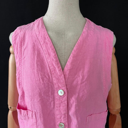 OSKA - OSKA Linen Vest - AVVIIVVA.COM