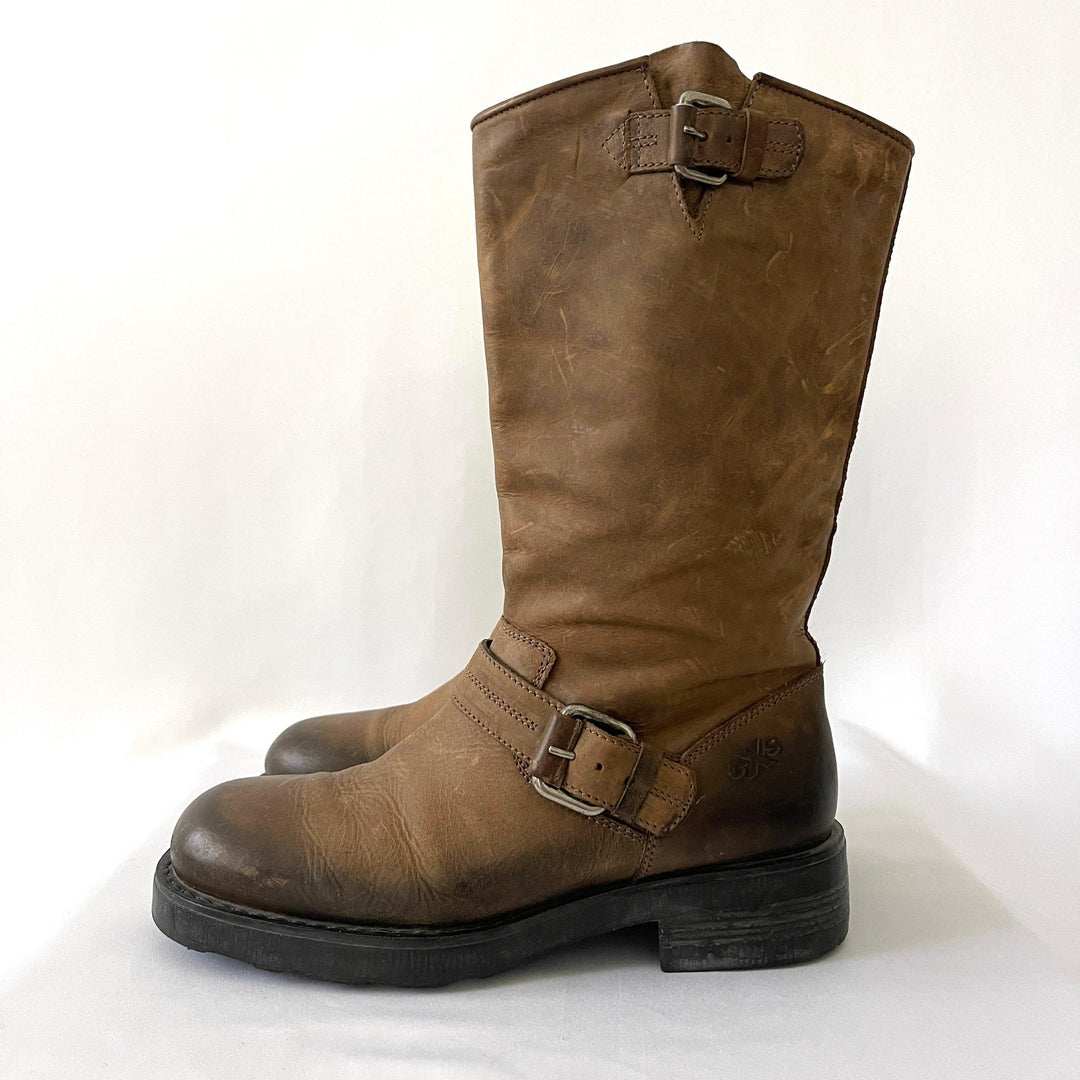 OXS - OXS Leather Boots - AVVIIVVA.COM