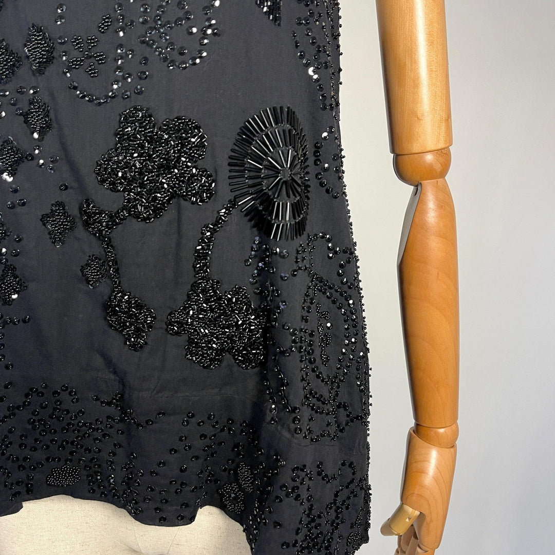 PEACHOO + KREJBERG - PEACHOO + KREJBERG Hand-Embroidered Top - AVVIIVVA.COM