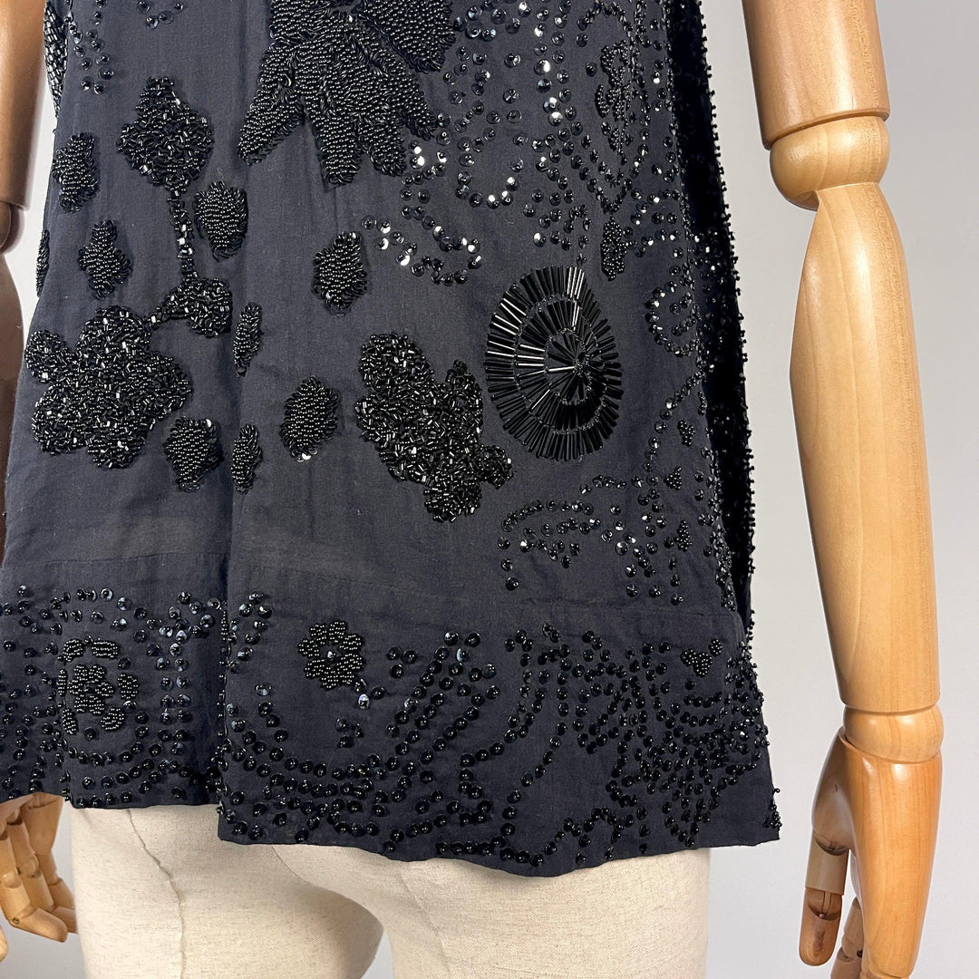 PEACHOO + KREJBERG - PEACHOO + KREJBERG Hand-Embroidered Top - AVVIIVVA.COM