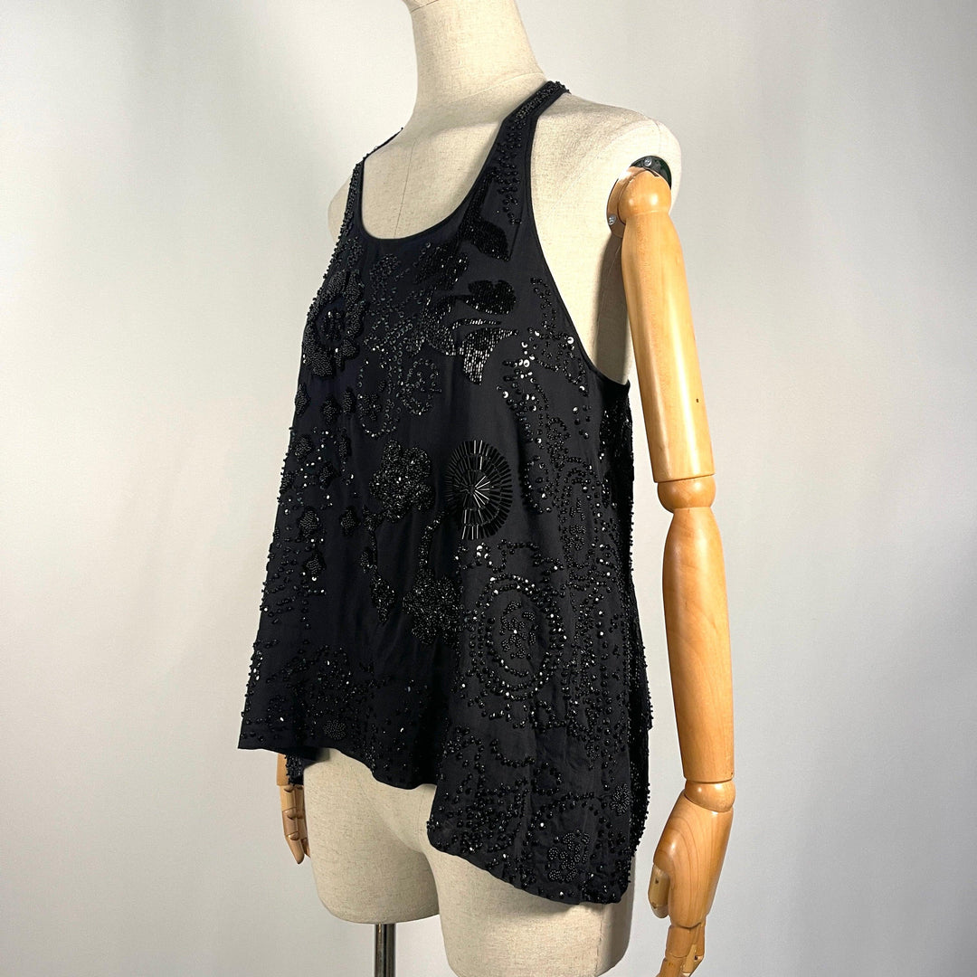 PEACHOO + KREJBERG - PEACHOO + KREJBERG Hand-Embroidered Top - AVVIIVVA.COM