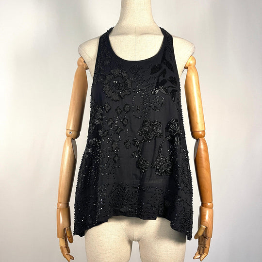 PEACHOO + KREJBERG - PEACHOO + KREJBERG Hand-Embroidered Top - AVVIIVVA.COM