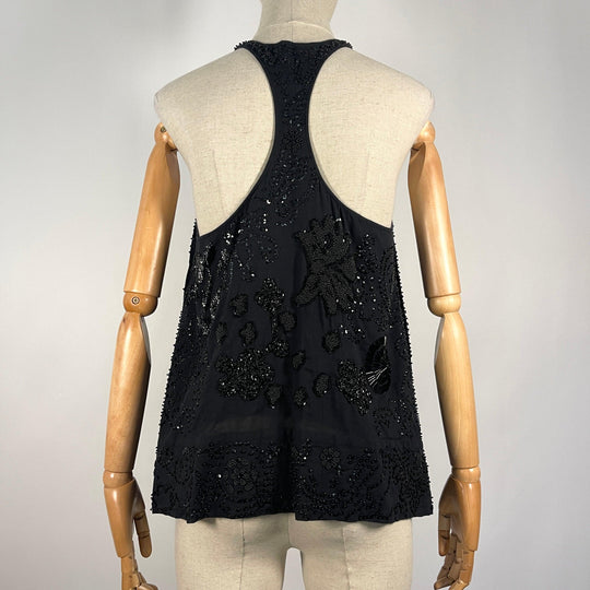 PEACHOO + KREJBERG - PEACHOO + KREJBERG Hand-Embroidered Top - AVVIIVVA.COM