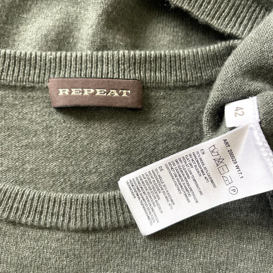 REPEAT - REPEAT New Wool/Cashmere Sweater - AVVIIVVA.COM