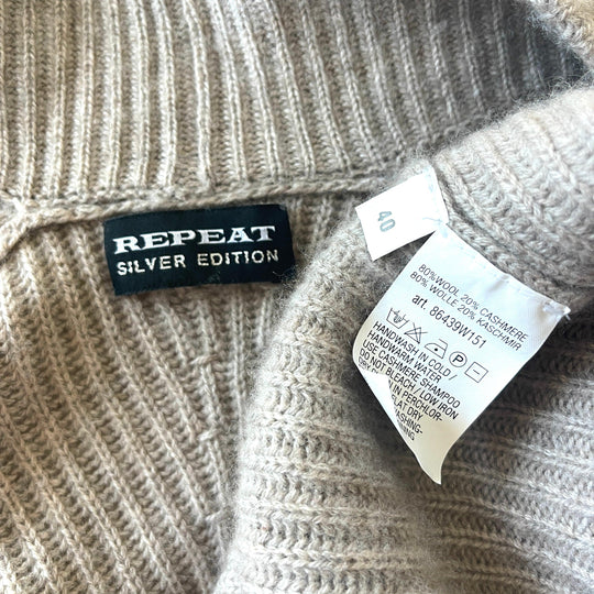 REPEAT - REPEAT Wool/Cashmere Cardigan - AVVIIVVA.COM