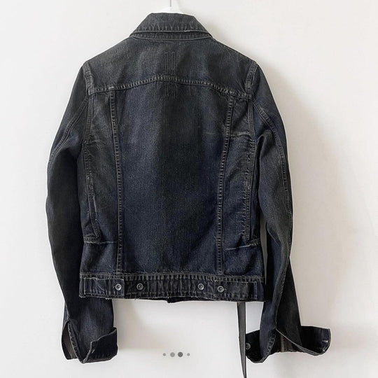 RICK OWENS - RICK OWENS Denim Jacket - AVVIIVVA.COM