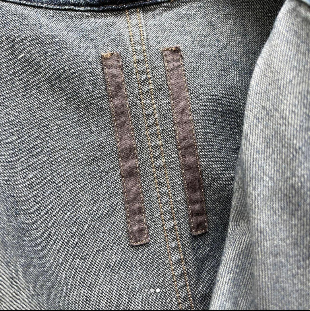 RICK OWENS - RICK OWENS Denim Jacket - AVVIIVVA.COM