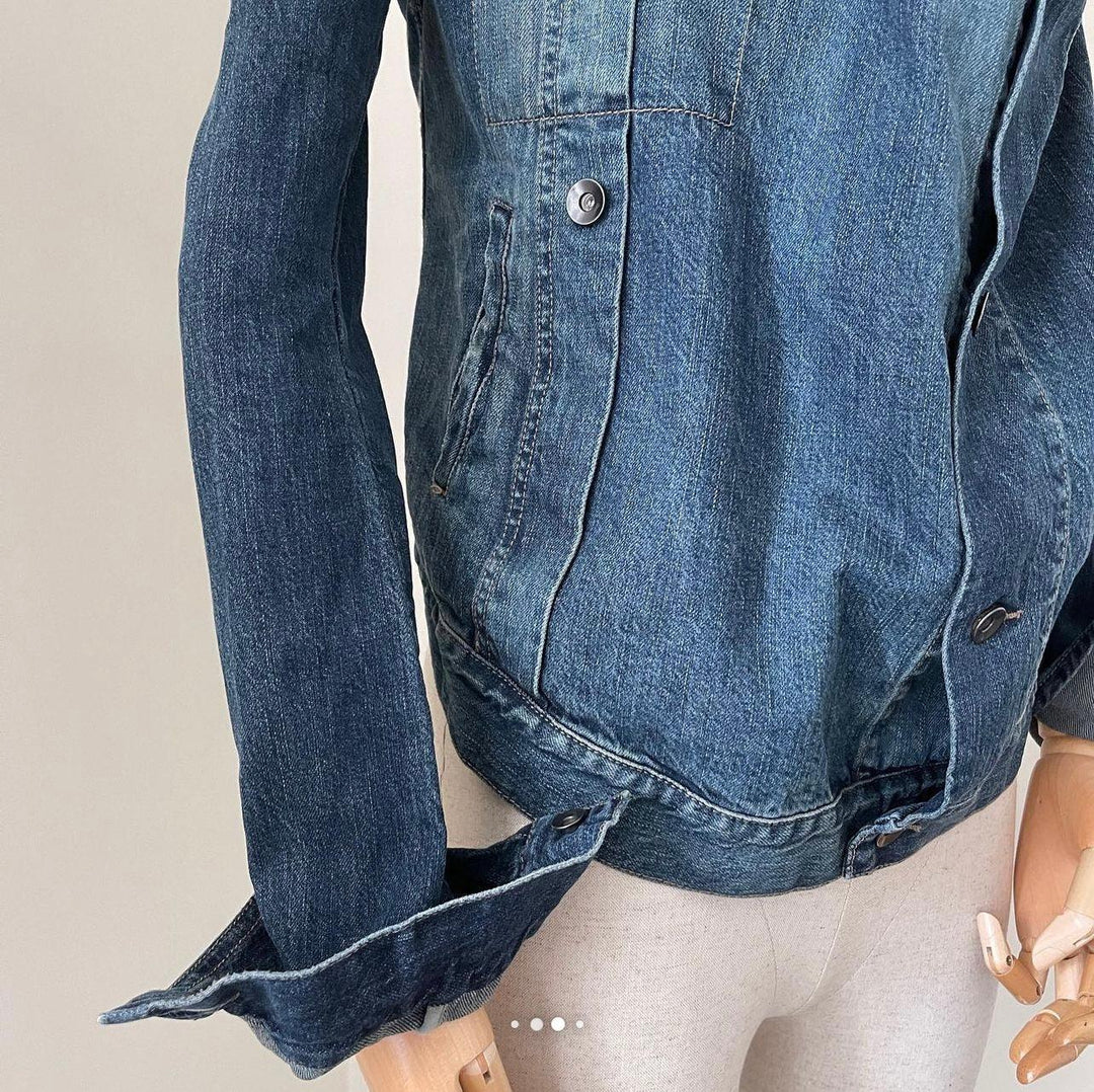 RICK OWENS - RICK OWENS Denim Jacket - AVVIIVVA.COM