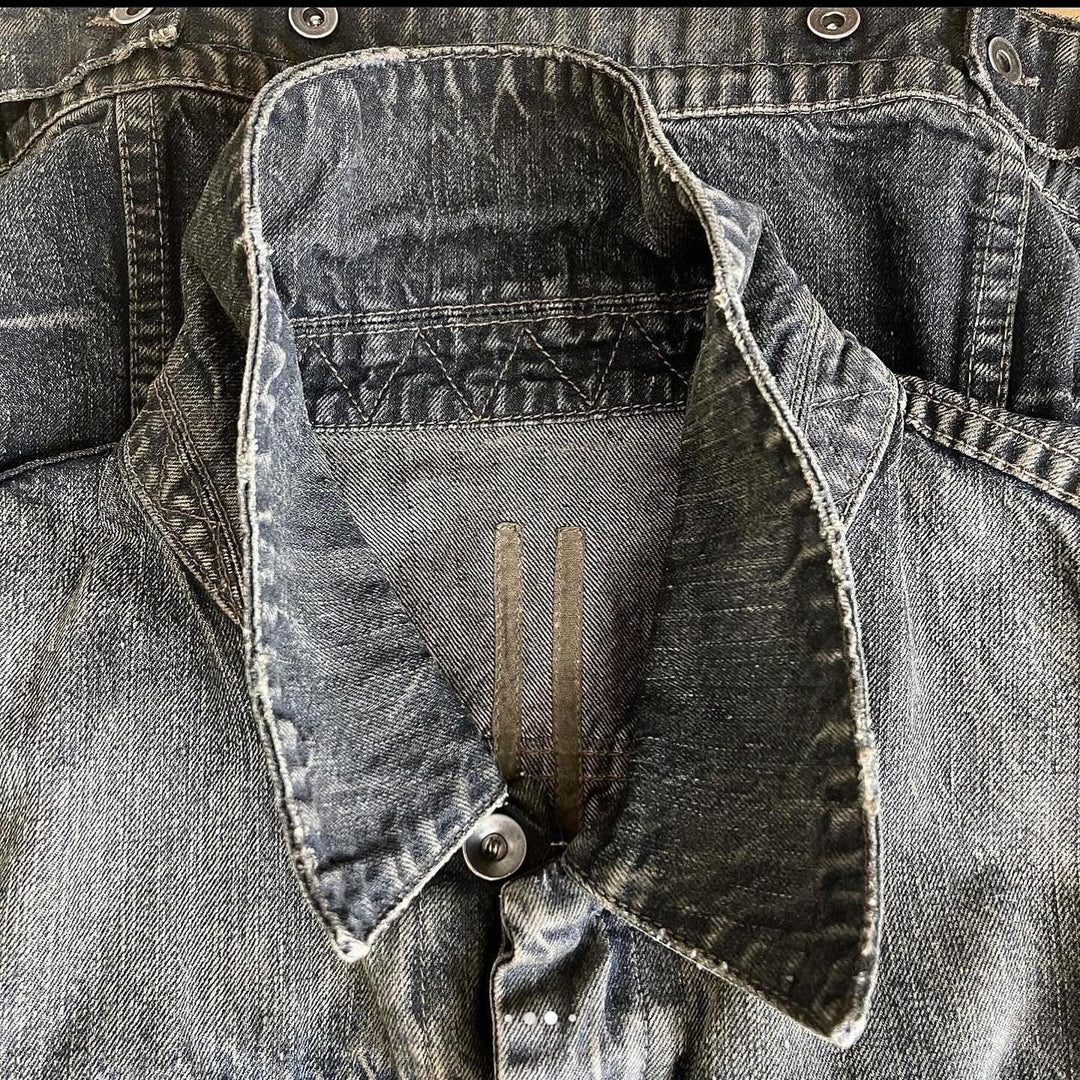 RICK OWENS - RICK OWENS Denim Jacket - AVVIIVVA.COM