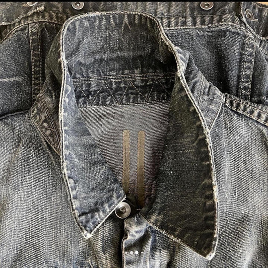 RICK OWENS - RICK OWENS Denim Jacket - AVVIIVVA.COM