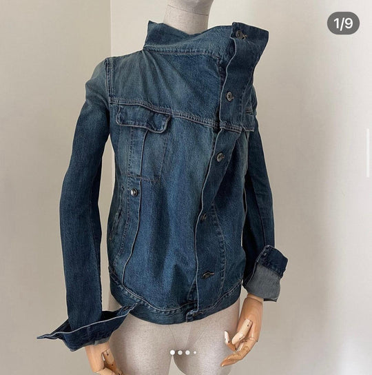 RICK OWENS - RICK OWENS Denim Jacket - AVVIIVVA.COM