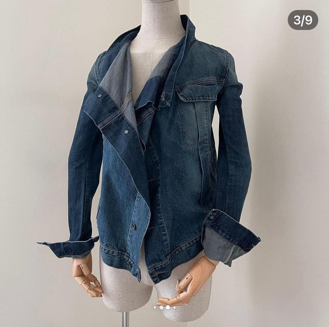 RICK OWENS - RICK OWENS Denim Jacket - AVVIIVVA.COM