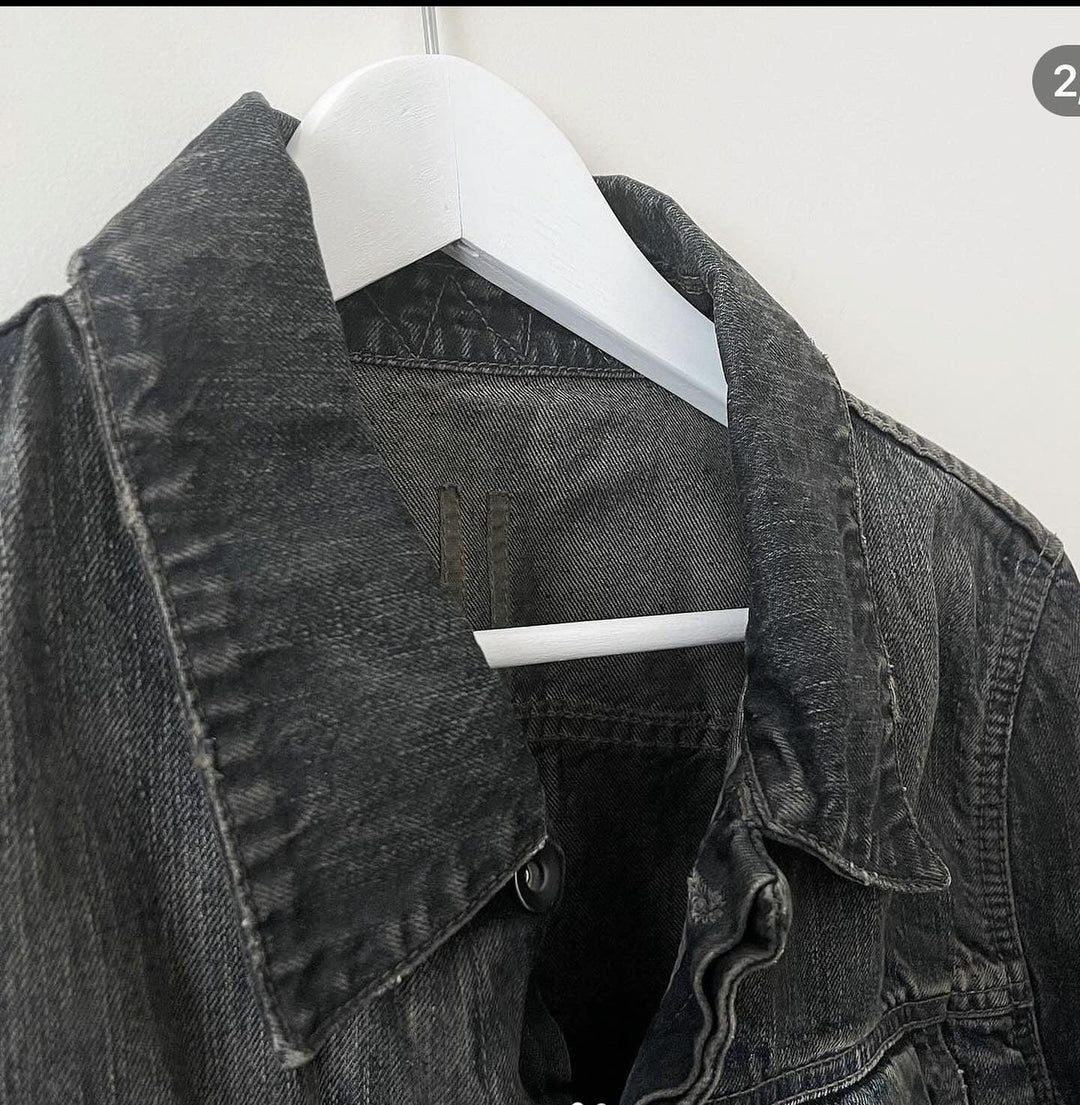 RICK OWENS - RICK OWENS Denim Jacket - AVVIIVVA.COM