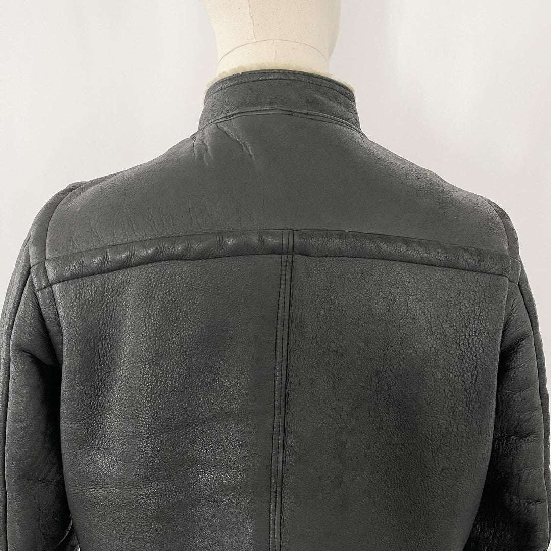 RICK OWENS - RICK OWENS Lamb Shearling Jacket - AVVIIVVA.COM