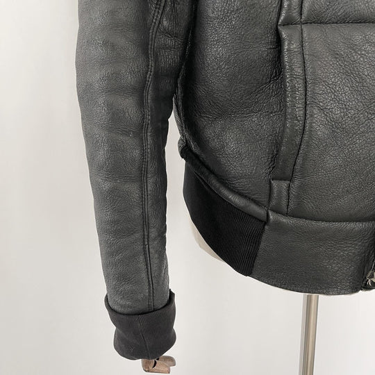RICK OWENS - RICK OWENS Lamb Shearling Jacket - AVVIIVVA.COM