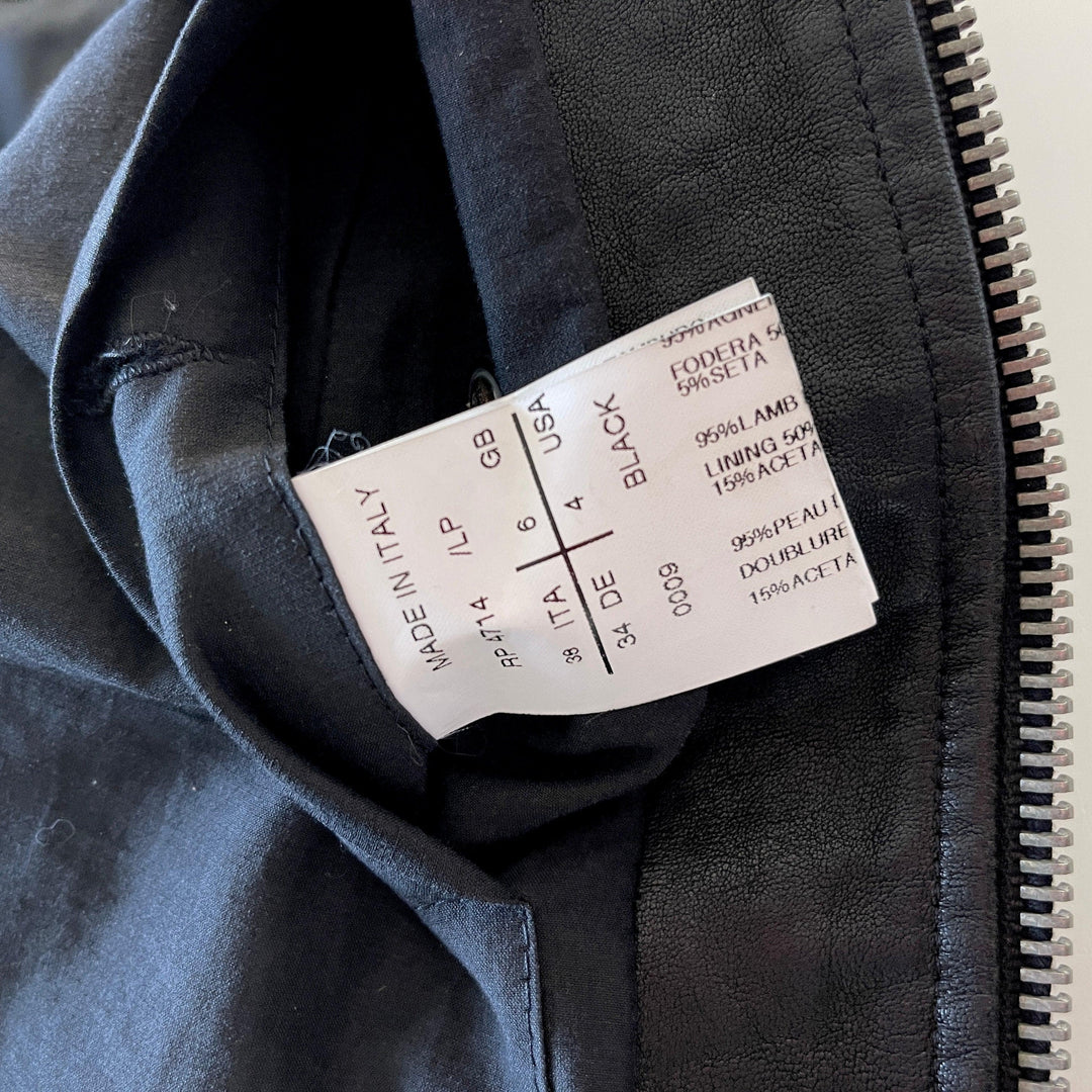 RICK OWENS - RICK OWENS Leather Jacket - AVVIIVVA.COM