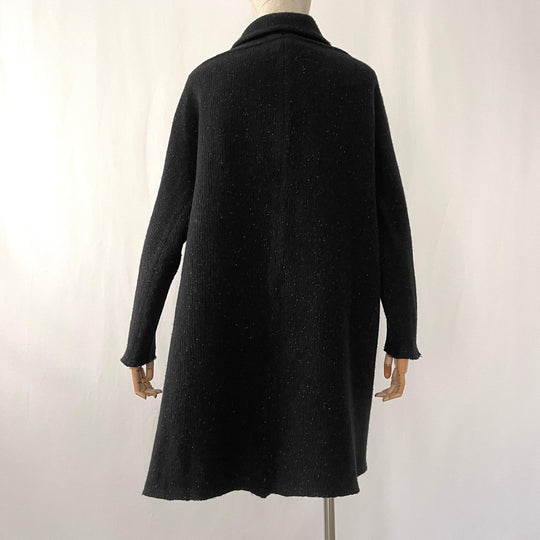 RUNDHOLZ - RUNDHOLZ Asymmetric Wool Coat - AVVIIVVA.COM
