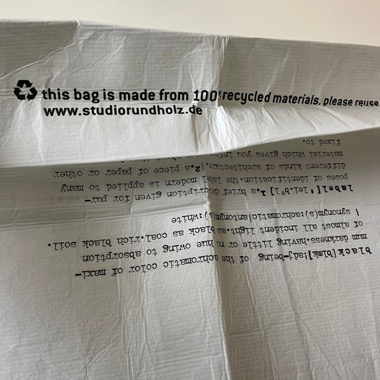 RUNDHOLZ - RUNDHOLZ Big Shopper Bag - AVVIIVVA.COM