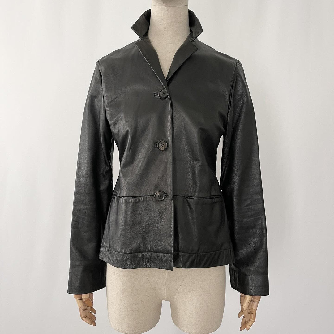 RUNDHOLZ - RUNDHOLZ Leather Jacket - AVVIIVVA.COM