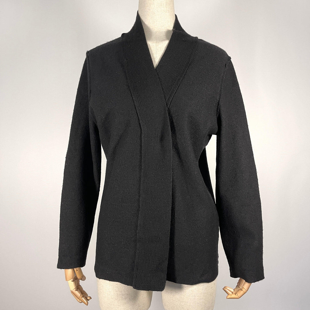 RUNDHOLZ - RUNDHOLZ (no tags) Boiled Wool Cardigan - AVVIIVVA.COM