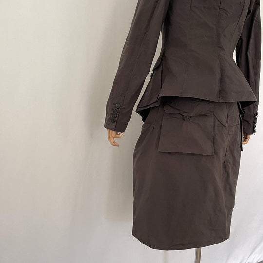 RUNDHOLZ - RUNDHOLZ Set Jacket+Skirt - AVVIIVVA.COM