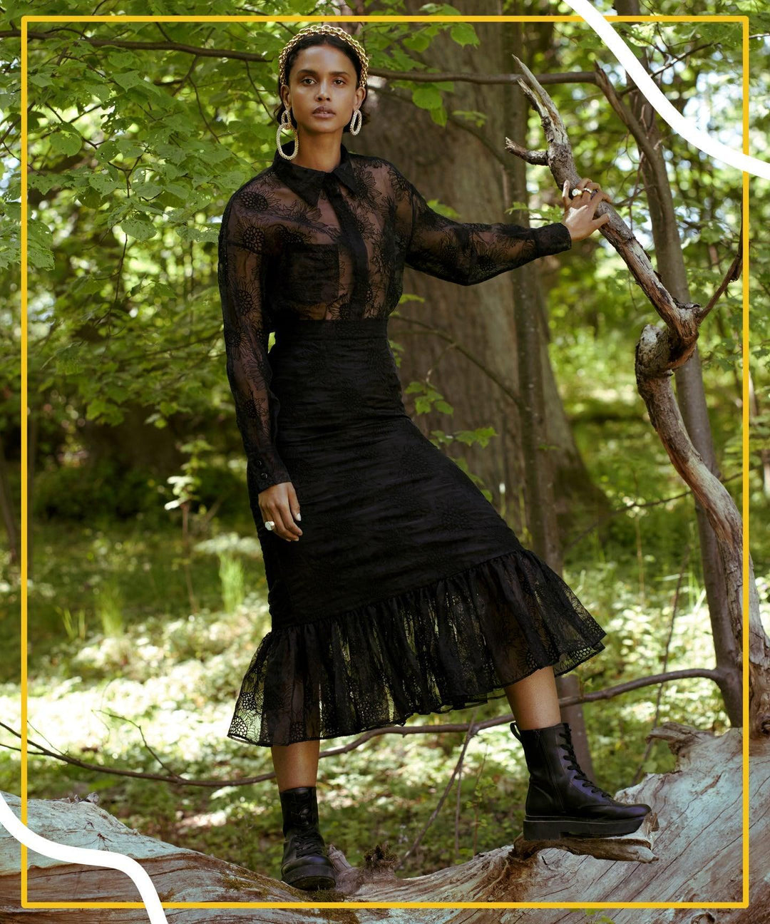 SANDRA MANSOUR x H&M - SANDRA MANSOUR x H&M Skirt - AVVIIVVA.COM