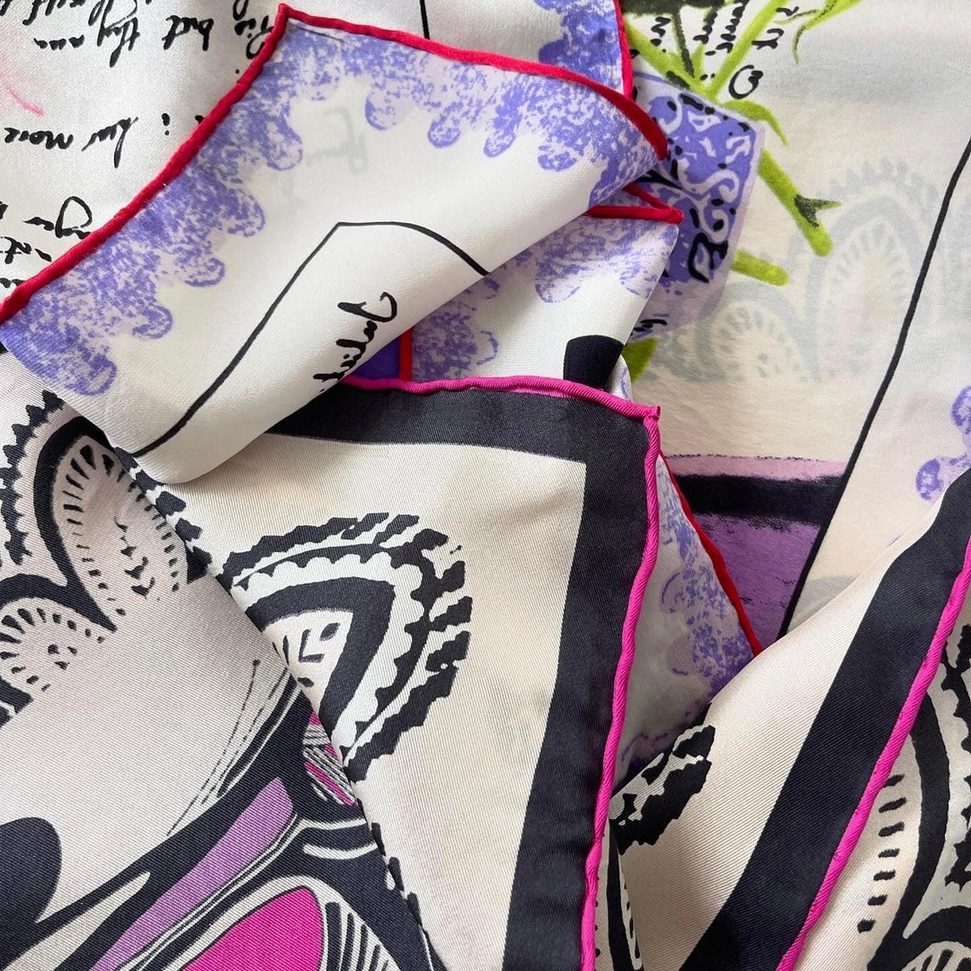 SET OF 2 - SET OF 2 Silk Scarves - AVVIIVVA.COM