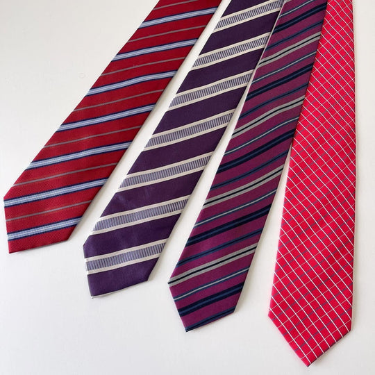 SET OF 4 SILK TIES - SET OF 4 SILK TIES - AVVIIVVA.COM