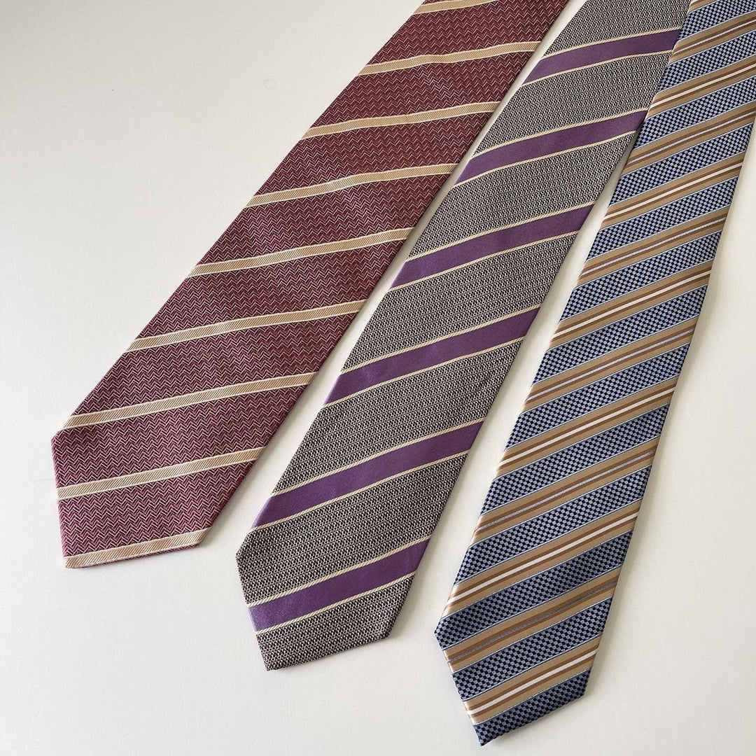 SET OF SILK TIES - SET OF SILK TIES - AVVIIVVA.COM