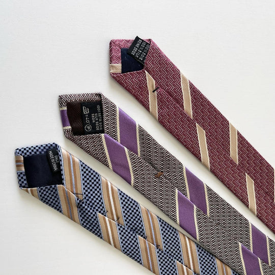 SET OF SILK TIES - SET OF SILK TIES - AVVIIVVA.COM