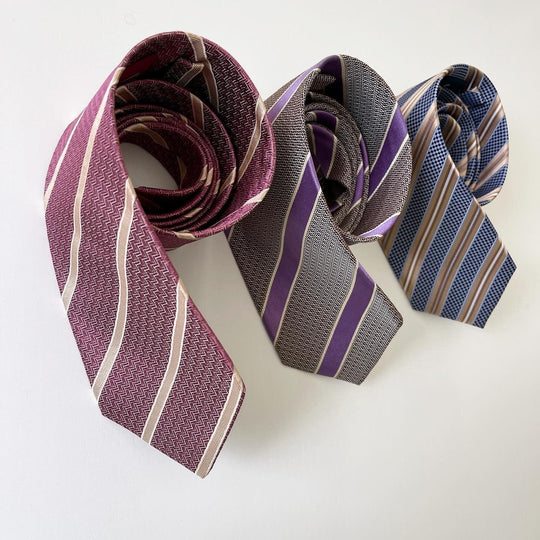 SET OF SILK TIES - SET OF SILK TIES - AVVIIVVA.COM