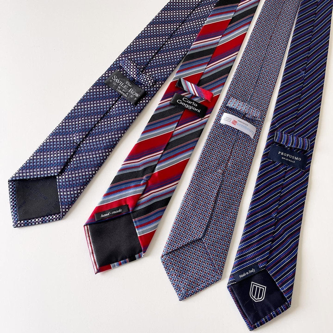 TIE - SET OF THE SILK HAND MADE TIES - AVVIIVVA.COM