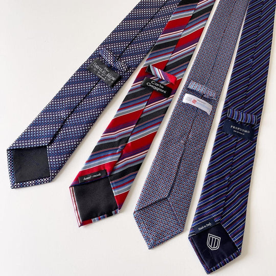 TIE - SET OF THE SILK HAND MADE TIES - AVVIIVVA.COM