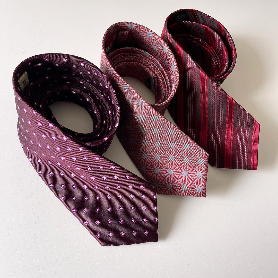 TIE - SET OF THE SILK HAND MADE TIES - AVVIIVVA.COM