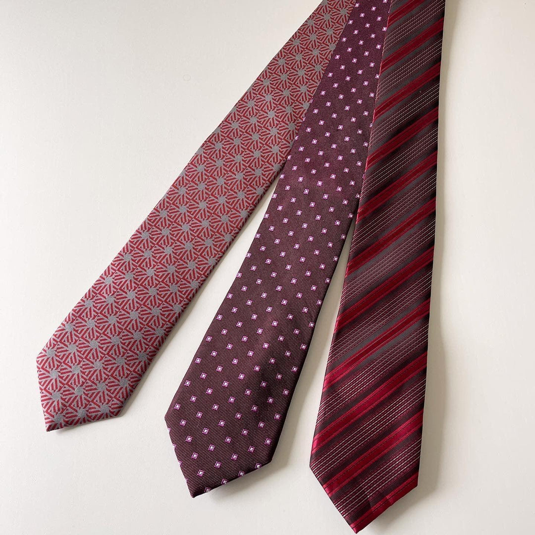 TIE - SET OF THE SILK HAND MADE TIES - AVVIIVVA.COM