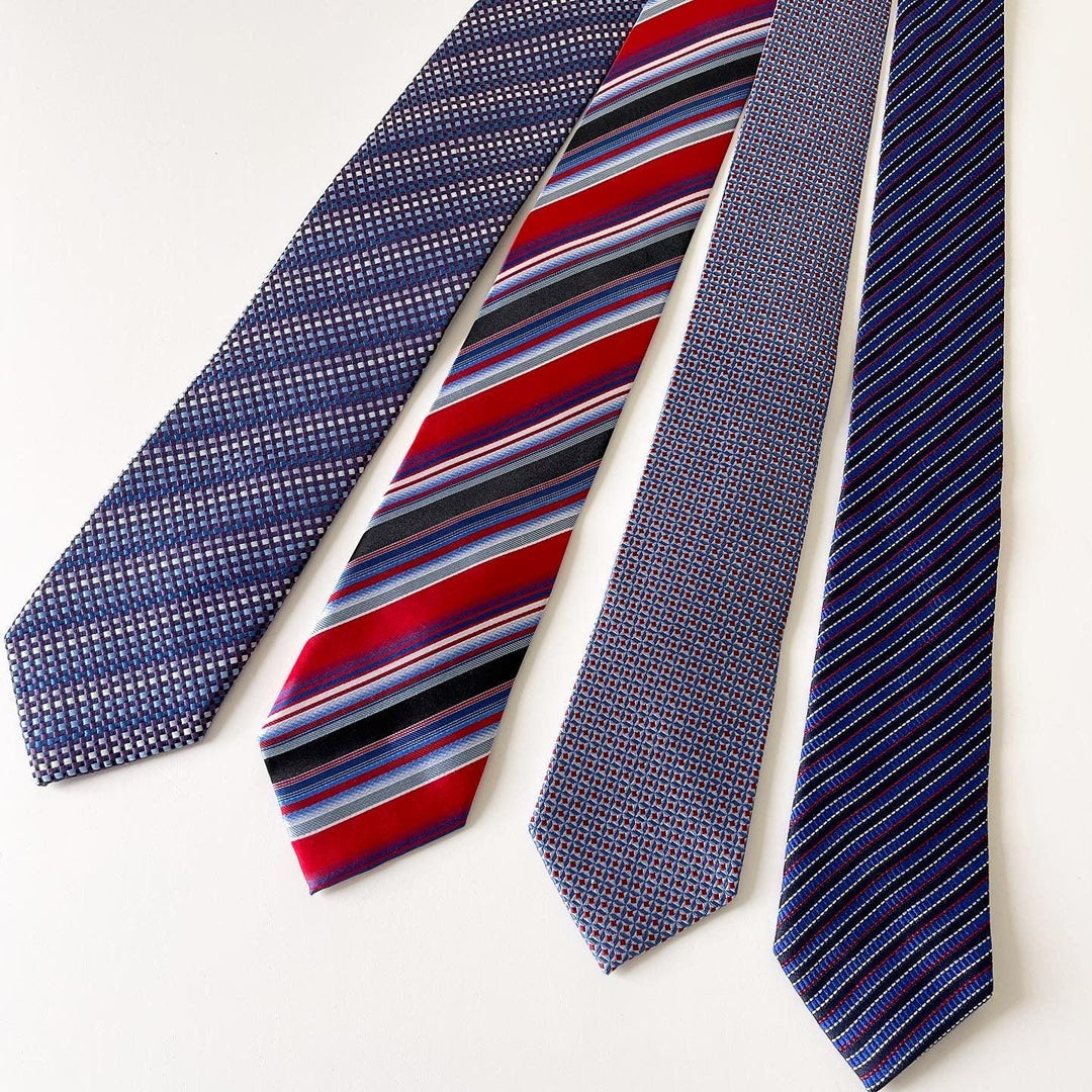 TIE - SET OF THE SILK HAND MADE TIES - AVVIIVVA.COM