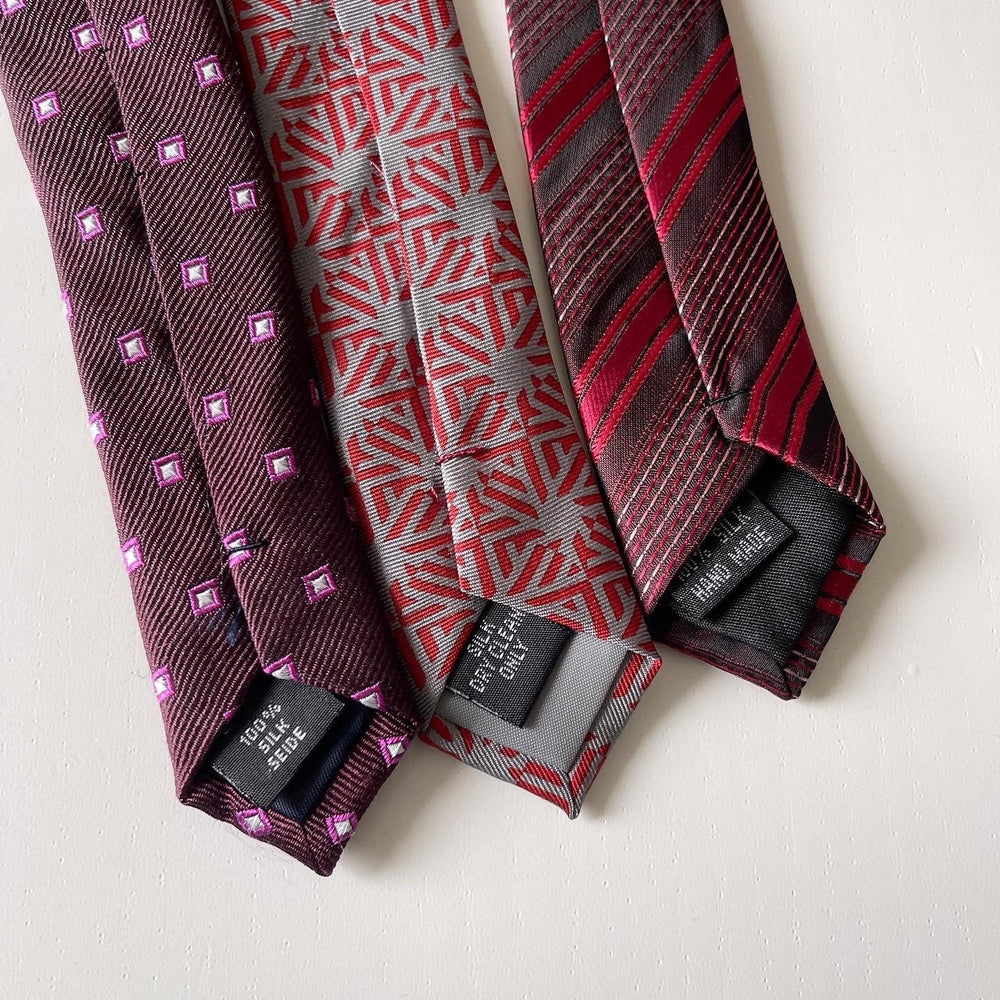 TIE - SET OF THE SILK HAND MADE TIES - AVVIIVVA.COM
