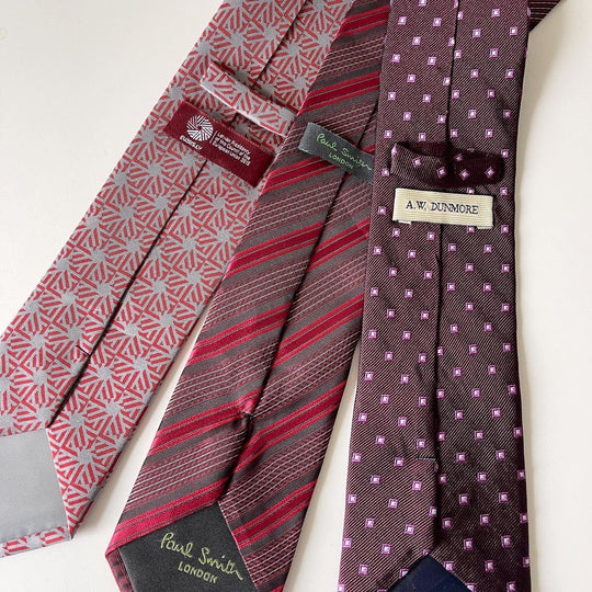 TIE - SET OF THE SILK HAND MADE TIES - AVVIIVVA.COM