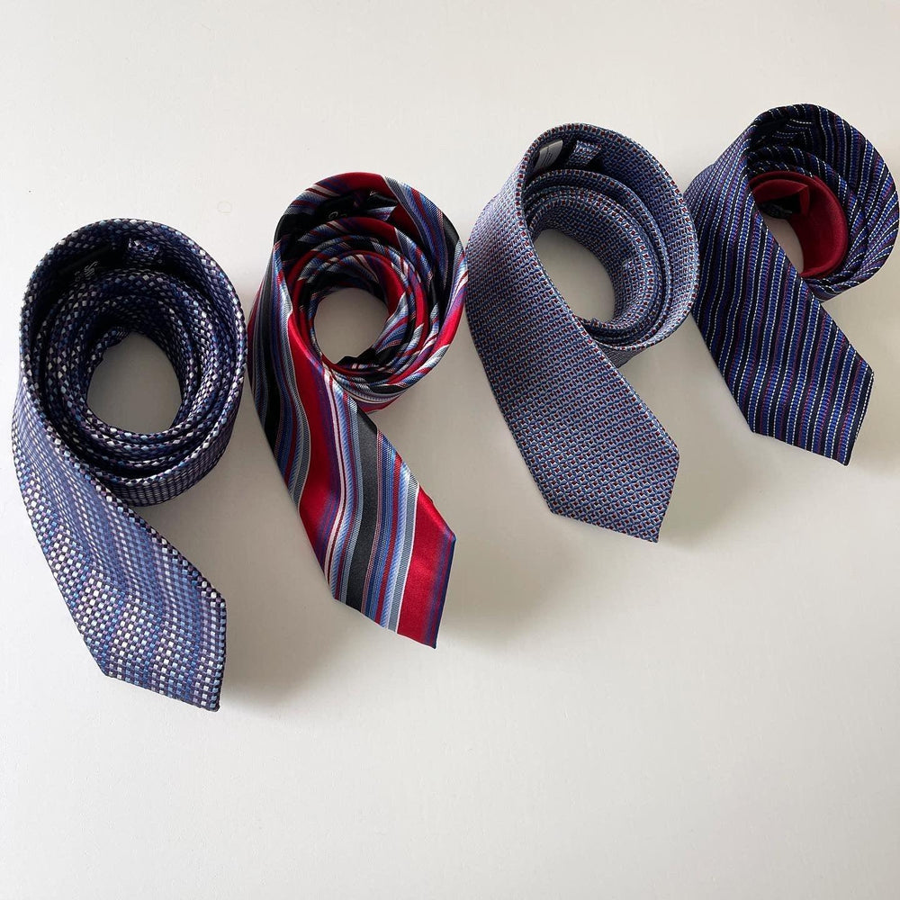 TIE - SET OF THE SILK HAND MADE TIES - AVVIIVVA.COM