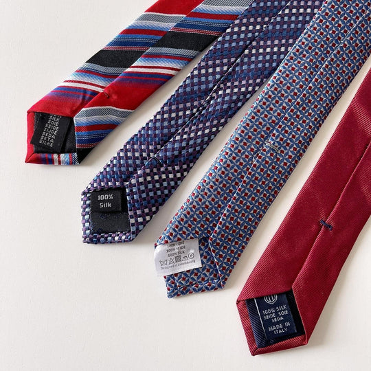 TIE - SET OF THE SILK HAND MADE TIES - AVVIIVVA.COM